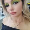 Editorial Lime and graphic eyeliner
