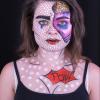 Face painting (pop art con zombie)