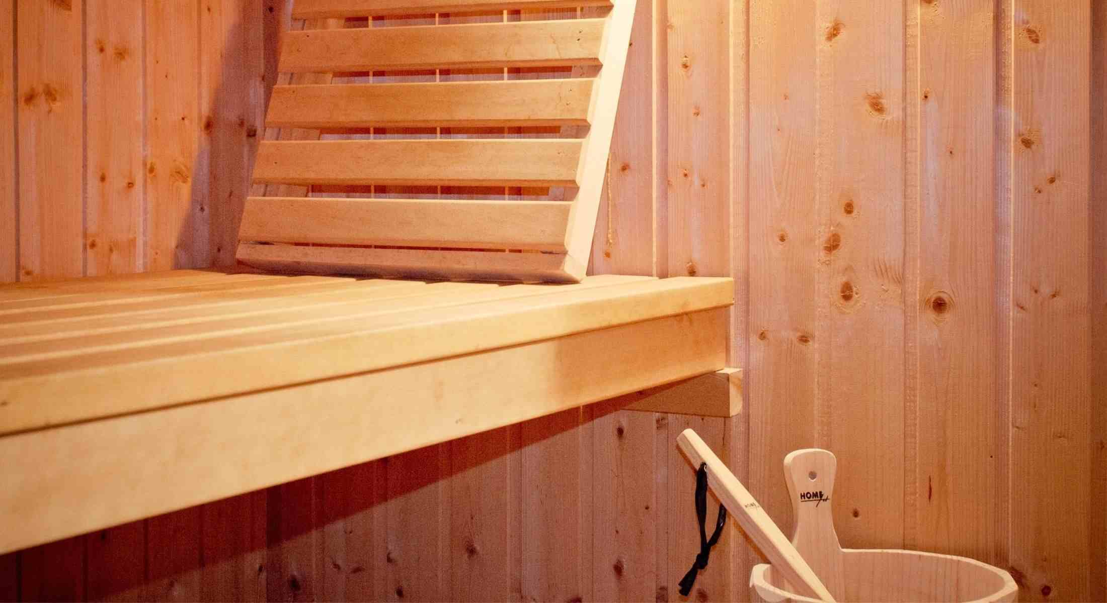 Le ultime tendenze: bagno turco in casa e sauna - panca