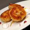 Polpette di polpo e cavolfiore su Maionese all'acquafaba