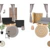 Collage Arredo per Terrazza_SCRIVIMI SU INSTAGRAM: naturalwildinteriors