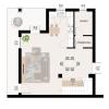 Pianta  2D zona giorno Open Space Casa a Brivio_SCRIVIMI SU INSTAGRAM: naturalwildinteriors