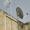 Installazione antenna TV digitale terrestre optica emmeesse e parabola emmeesse da 80 cm per Impianto centralizzato 