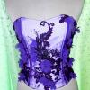 CORSETTO SATIN E PIZZO