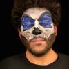 Face painting (skull con farfalla)