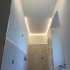 Dopo, realizzazione contro soffitto in Cartongesso e rasature muri a gesso. Finitura pittura traspirante 