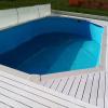 Bordo piscina in legno