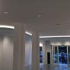 Controsoffitto con velette curve