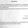 Dichiarazione di laurea