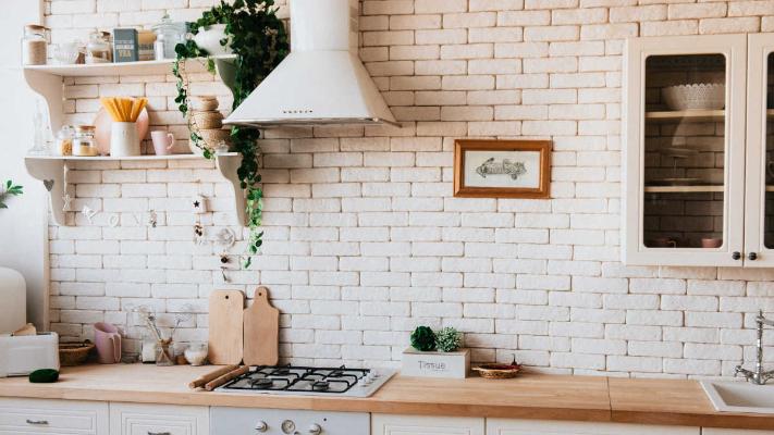 Cucina in muratura: scelta di stile per chi ha poco spazio
